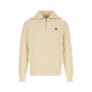 Moncler Men Ivory Wool Sweater